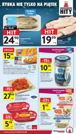 Intermarche gazetka tydzień 41 Strona 19: Filety z makreli King Oscar €5,99, Pstrąg tęczowy patroszony Mirko €24,90