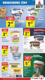 Intermarche gazetka tydzień 41 Strona 23: Jogurt Fantasia chrupiący słony karmel Danone €2,49, Deser Monte Zott €2,99