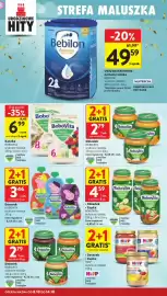 Intermarche gazetka tydzień 41 Strona 36: Odżywcza formuła na bazie mleka Bebilon €49,59, Kaszka BoboVita €6,99