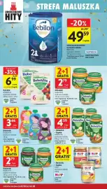 Intermarche gazetka tydzień 41 Strona 36: Odżywcza formuła na bazie mleka Bebilon €49,59, Kaszka BoboVita €6,99