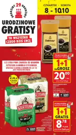 Intermarche gazetka tydzień 41 Strona 4: Piwo Kasztelan 4-pak €8,78, Kawa rozpuszczalna Dallmayr Gold €20,00