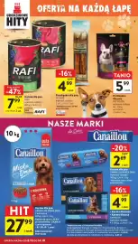 Intermarche gazetka tydzień 41 Strona 42: Karma dla psa Canaillou Miska Dnia z wołowiną €27,99