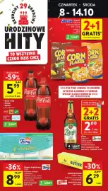 Intermarche gazetka tydzień 41 Strona 6: Napój gazowany Coca-Cola €5,99, Piwo Žatecký Světlý Ležák €2,00