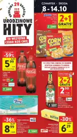 Intermarche gazetka tydzień 41 Strona 6: Napój gazowany Coca-Cola €5,99, Piwo Žatecký Světlý Ležák €2,00