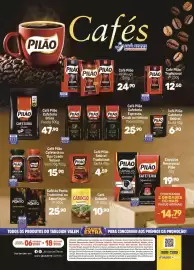 Catálogo Supermercados Jau Serve Página 1: Café Caboclo Tradicional €10,90, Café Pilão Solúvel Tradicional €4,59
