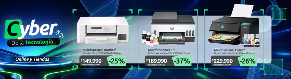 Catálogo PC Factory Página 8: Multifuncional tinta continua dcpts €149.990,00, Multifunciona tinta continua eco t €229.990,00
