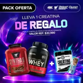 Catálogo All Nutrition Página 2: Valor - lleva 1 creatina de regalo €30.990,00