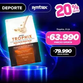 Catálogo All Nutrition Página 6: 120 - trophix 5 lb €63.990,00