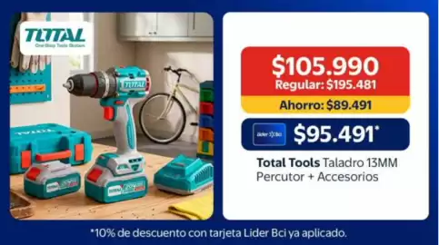 Catálogo Lider Página 19: Lider - toaled percutor + accesorios €95.491,00