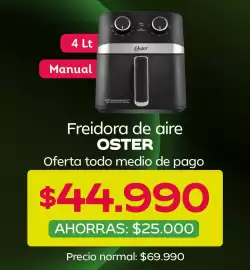 Catálogo Tottus Página 10: Oster - freidora de aire €44.990,00