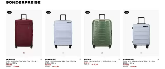 Samsonite Flugblatt woche 41 Seite 1