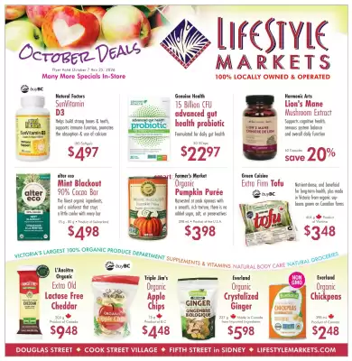 Lifestyle Markets (valid until 25-10)