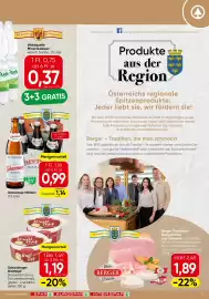 Spar Flugblatt Seite 15: Schachinger Bratltopf €1,19, Schremser Märzen €0,99