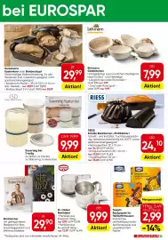Eurospar Flugblatt Seite 19: Dr. Oetker Mehlsiebe €9,99, Toppits Backpapier €2,99
