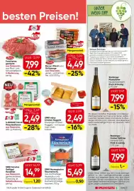 Eurospar Flugblatt Seite 5: Tann Faschiertes €7,99, Tann Berner Würstl €4,49