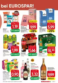 Eurospar Flugblatt Seite 9: Regio Wiener Krönung €5,99, Gösser Märzen €15,80