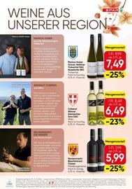 SPAR Gourmet Flugblatt Seite 20: Neckenmarkt Blaufränkisch Classic €5,99, Weingut Cobenzl Wiener Gemischter Satz Bio €6,49
