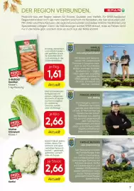 SPAR Gourmet Flugblatt Seite 19: S Budget Karotten €1,61, Karfiol €2,66