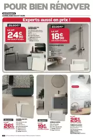 Catalogue Gedimat page 10: Carrelage sol cementside €24,90, Faïence blanco €25,90