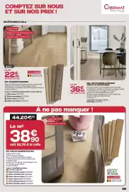 Catalogue Gedimat page 11: Sol vinyle namsen pad pro €38,90, Sol stratifié drammen €22,90