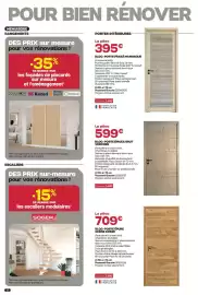 Catalogue Gedimat page 12: Bloc-porte épicea brut vercors €599,00, Bloc-porte fraké manosque €395,00