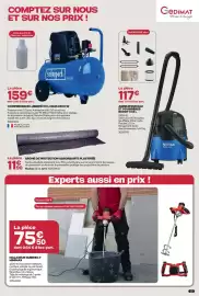 Catalogue Gedimat page 15: Bâche de protection absorbante plastifiée €11,90