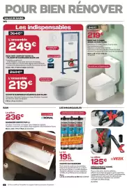 Catalogue Gedimat page 8: Virax déboucheur à pompe professionnel €125,00, Cuvette suspendue celeste clean flush €219,00