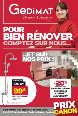 Gedimat (valable jusqu'au 31-10)