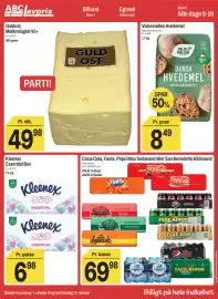 ABC Lavpris tilbudsavis uge 41 Side 1: Guldost, Mellemlagret 45+ €49,98
