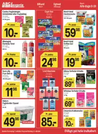 ABC Lavpris tilbudsavis uge 41 Side 10: Økologisk Rynkeby Tørst €10,00, Whiskas Tørfoder til katte €69,98