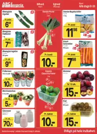 ABC Lavpris tilbudsavis uge 41 Side 2: Potteroser €10,00, Økologiske Agurker €6,98