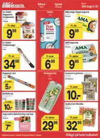 ABC Lavpris tilbudsavis uge 41 Side 3: Quality Farm Mandler €32,98, Dr. Oetker Vaniljestænger €34,98
