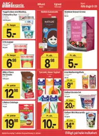 ABC Lavpris tilbudsavis uge 41 Side 4: Milino Choco Nut Snacks €12,98, Matilde Kakaomælk €8,98