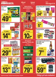 ABC Lavpris tilbudsavis uge 41 Side 9: Cloetta Juleskum €14,98, Kims Chips €13,98