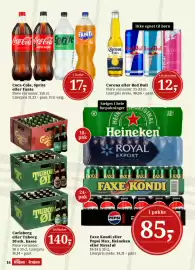 Dagli'Brugsen tilbudsavis Side 17: Faxe Kondi eller Pepsi Max Heineken eller Royal øl €85,00, Corona eller Red Bull €12,00