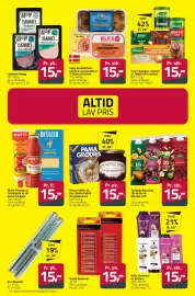 Fleggaard avis Side 27: Mutti Passata / De Cecco Lasagna €15,00, Alu-Stanniol (aluminiumfolie) €15,00
