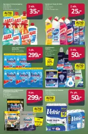 Fleggaard avis Side 59: Domestos / Harpic WC-rens €25,00, Finish Power Essential opvasketabs (Big Value Pack) €299,00