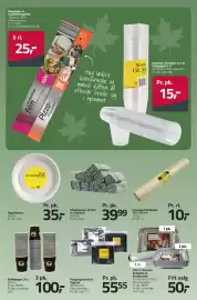 Fleggaard avis Side 63: Affaldsposer 20 liter m. snøreluk, 200 stk. €39,99, Flergangsbestik el. sugerør €55,55