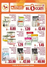 Volantino Elite Pet Pagina 15: Almo Nature HFC dog €1,29, Almo Nature Daily dog all breed €33,90