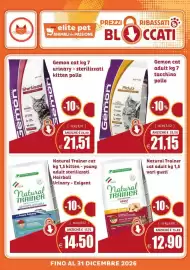 Volantino Elite Pet Pagina 8: Natural Trainer cat €14,50, Gemon cat sterilised urinary kitten pollo €21,51