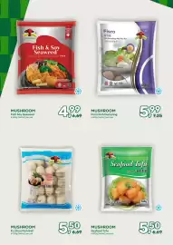 Amazing Oriëntal folder Pagina 10: Mushroom Seafood Tofu €5,50, Fisro Fish Dumpling €5,99