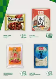 Amazing Oriëntal folder Pagina 18: SAU TAO Fine & White Plain Noodle €1,65, Chilli Brand Laksa Rice Vermicelli €1,65