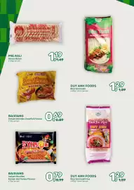 Amazing Oriëntal folder Pagina 20: Duy Anh Foods Rice Vermicelli Hue €1,29, BAIXIANG Instant Noodles €0,79