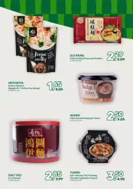 Amazing Oriëntal folder Pagina 21: Sau Tao E-Fu Noodle €2,85, Yumei Self-Heating Tofu Pudding €3,50