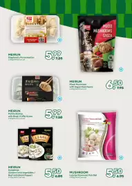Amazing Oriëntal folder Pagina 9: Meirun Dumplings €5,50, Mushroom Lobster Flavoured Fish Ball €5,50