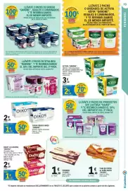 Catálogo E.Leclerc Página 13: Danone yogur griego oikos €2,99, Eliges flan de huevo €1,40