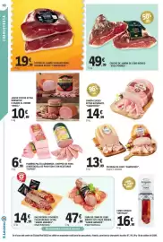 Catálogo E.Leclerc Página 16: Elpozo fiambre paleta sándwich, chopped de pavo o mortadela de pavo con o sin aceitunas €6,90