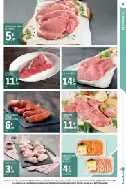 Catálogo E.Leclerc Página 17: Filete de añojo 1ª A. €14,89, Chorizo fresco de cerdo dulce o picante €6,99