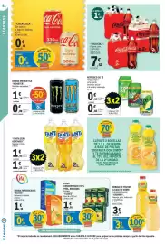Catálogo E.Leclerc Página 22: Coca-Cola €7,52, Fanta zero azúcares €1,23
