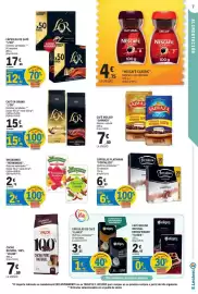 Catálogo E.Leclerc Página 7: L'or cápsulas de café €17,99, Hornimans infusion €2,79